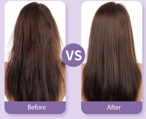 Cabello perfecto al instante y sin químicos.